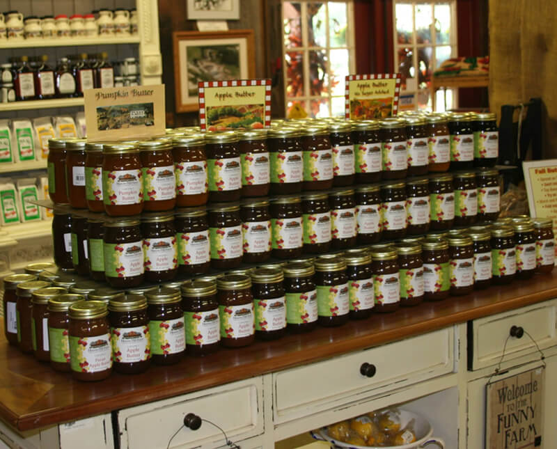 farm market jams and jellies