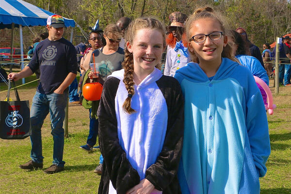trick-or-treat trail
